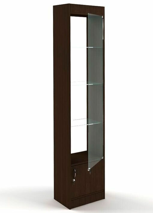 фото Витрина "Универсал" №64-45 (с дверьми), Венге