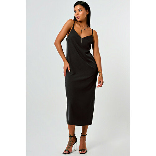 фото Платье fly, размер 42, черный