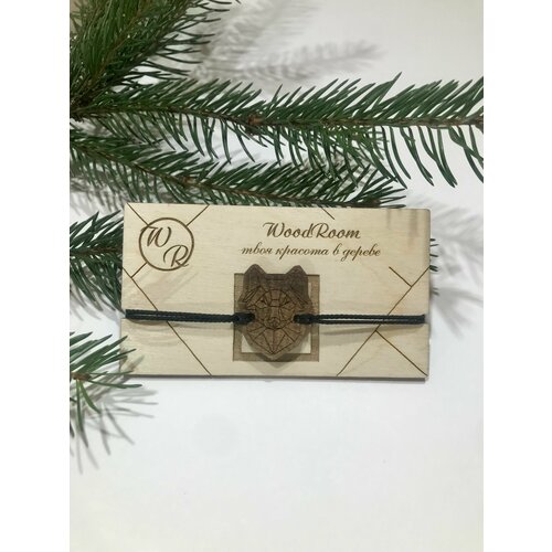 фото Браслет, дерево, 1 шт., белый нет бренда