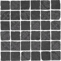 Плитка из керамогранита KERAMA MARAZZI SBM002/DD639920 Про Фьюче черный мозаичный Декор 30x30 (цена за штуку)