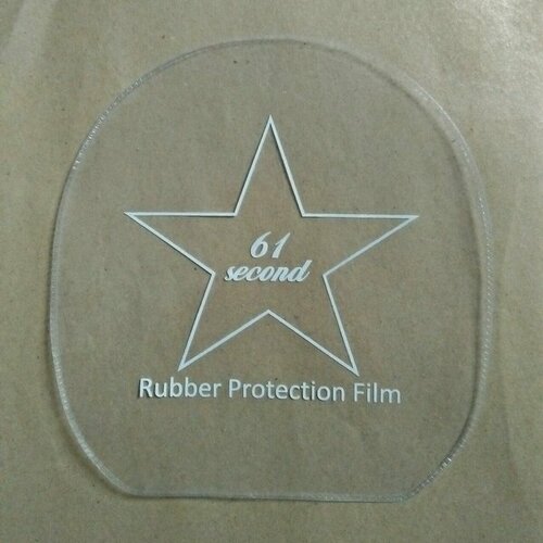 Защитная пленка для накладок 61second Rubber Protective Film UnSticky x1, Clear butterfly защитная пленка rubber film iv