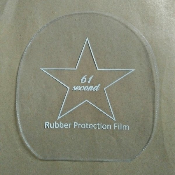 фото Защитная пленка для накладок 61second Rubber Protective Film UnSticky x1, Clear
