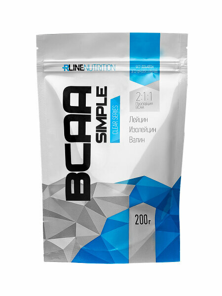 R-LINE BCAA Simple Powder, 200 гр. (200 гр.)