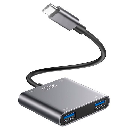 Адаптер XO USB Splitter 4-Port HUB Docking Station Hub XO-HUB012B 77100₽
