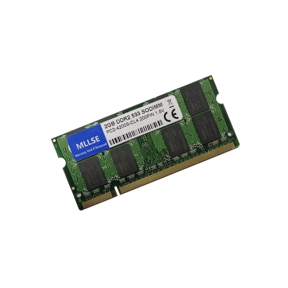 ОЗУ So-Dimm 2Gb PC2-4200, DDR2-533 Milse/ Hynix HY5PS1G831CFP-Y5