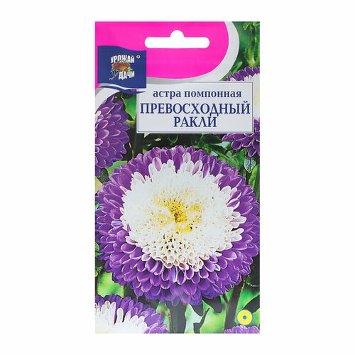 Семена цветов Астра помпонная Превосходный Ракли, 0,2 г