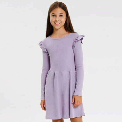 Платье для девочки, цвет лиловый, рост 98-104 см платье для девочки цвет розовый рост 98 см
