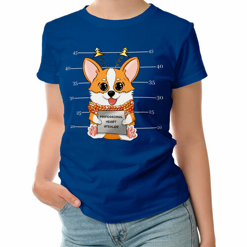 фото Футболка roly, размер xl, синий