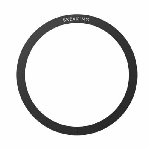 Держатель автомобильный магнитный Breaking Пластина-кольцо для MagSafe Черный 26800 390₽