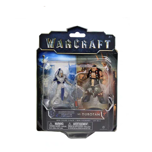 Warcraft Варкрафт солдат Альянса и Дуротан набор из двух фигурок