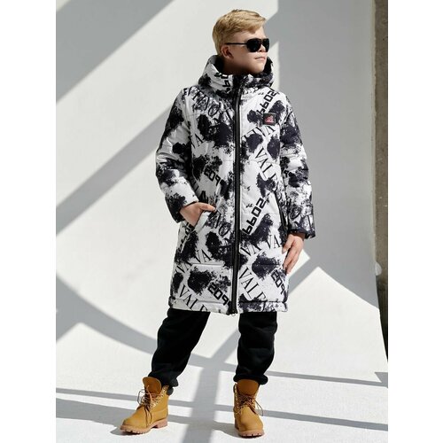 фото Куртка galaktika, размер 158-164, белый