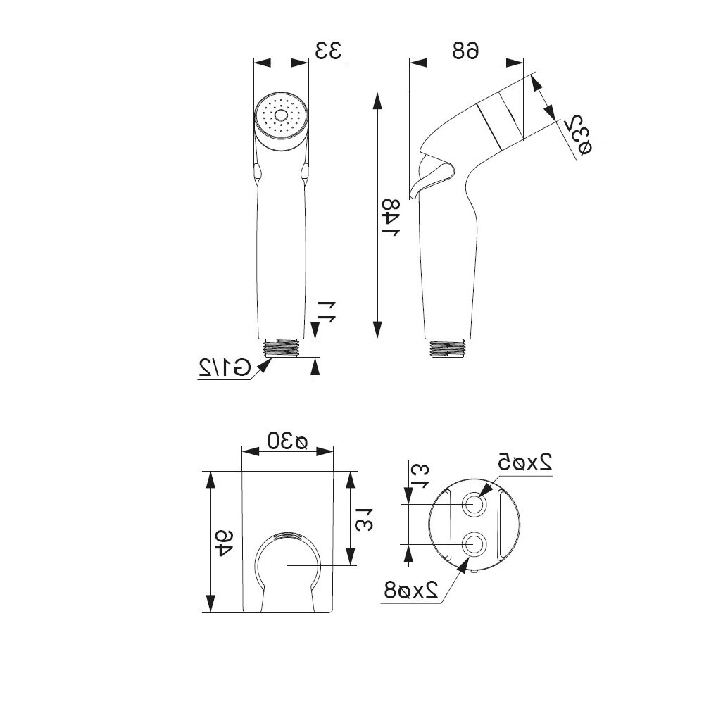 Гигиенический душ Damixa Shower program 760550100 - фото №8