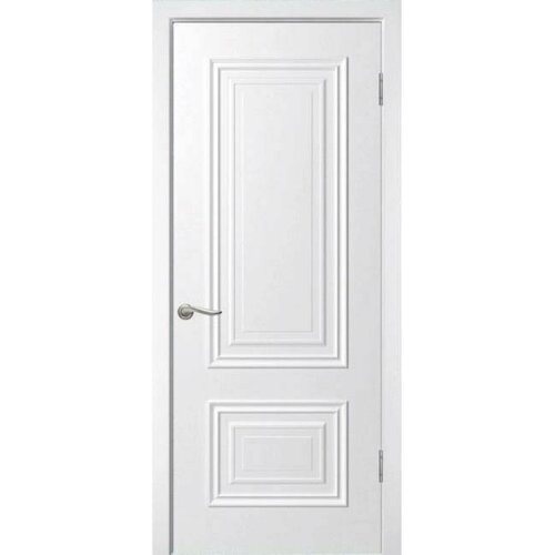 Межкомнатная дверь WanMark Гранд-1 / ПГ белая эмаль