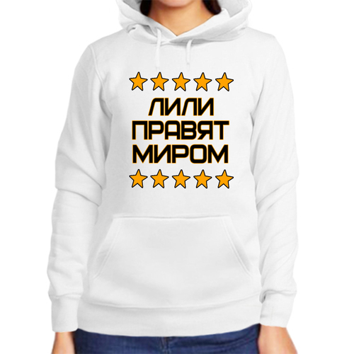 фото Худи, размер l, белый нет бренда