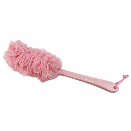 NataM Мочалка банная с ручкой, длина 40 см