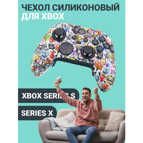 чехол на геймпад xbox series s xbox series x граффити Чехол на геймпад Xbox series S, Xbox series X граффити 2