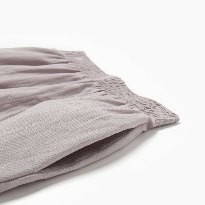 Комплект женский (рубашка, шорты) KAFTAN размер 44-46, серый - фотография № 6