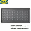 BAGGMUCK баггмукк Коврик д/обуви, д/дома/улицы/серый, 71x35 см IKEA - изображение