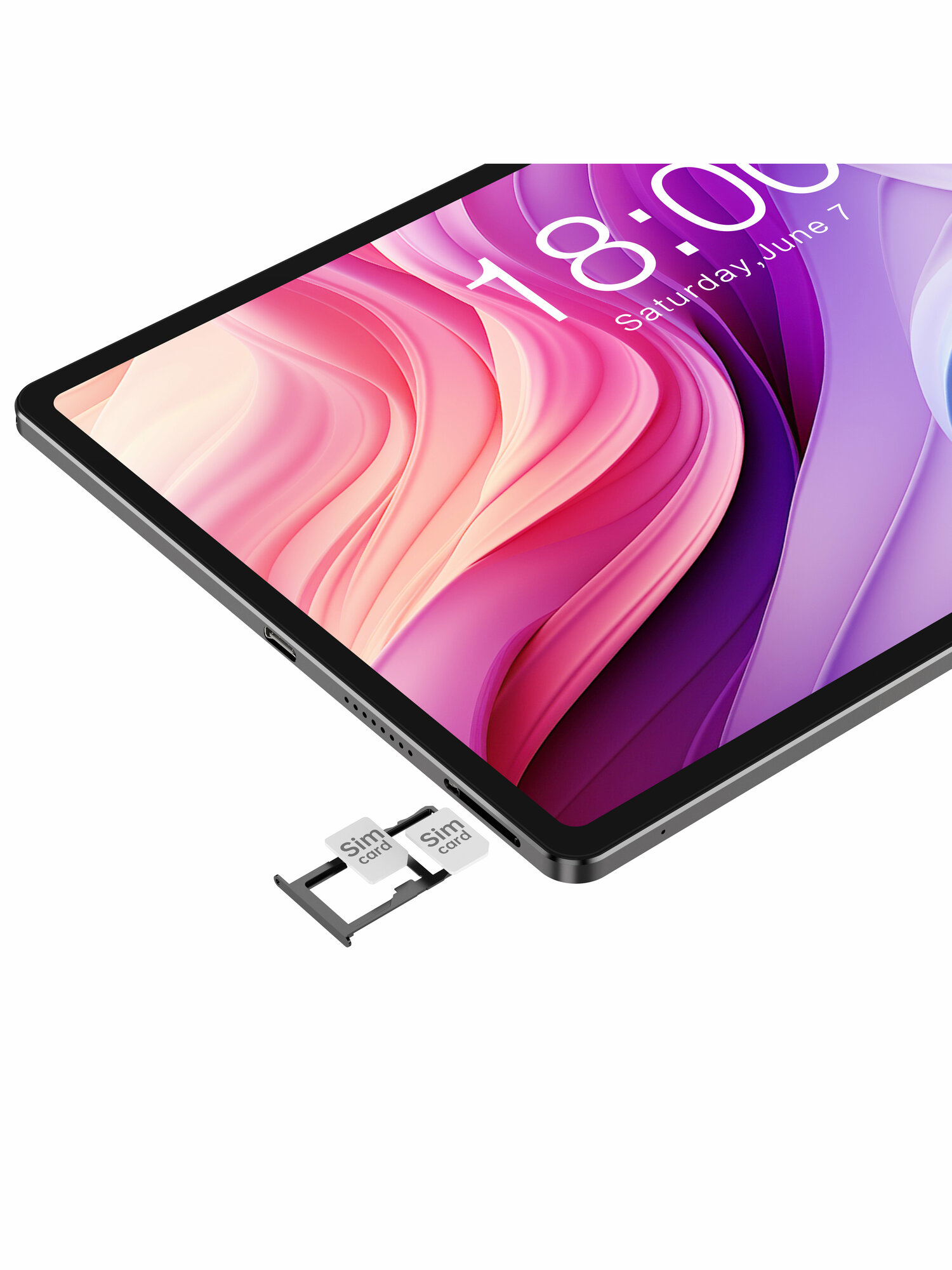 Планшет Teclast T40HD MT8183 (20) 8C RAM8Gb ROM128Gb 104" IPS 2000x1200 Android 12 серый 13Mpix 5Mpix BT GPS WiFi Touch microSD 1Tb 6000mAh