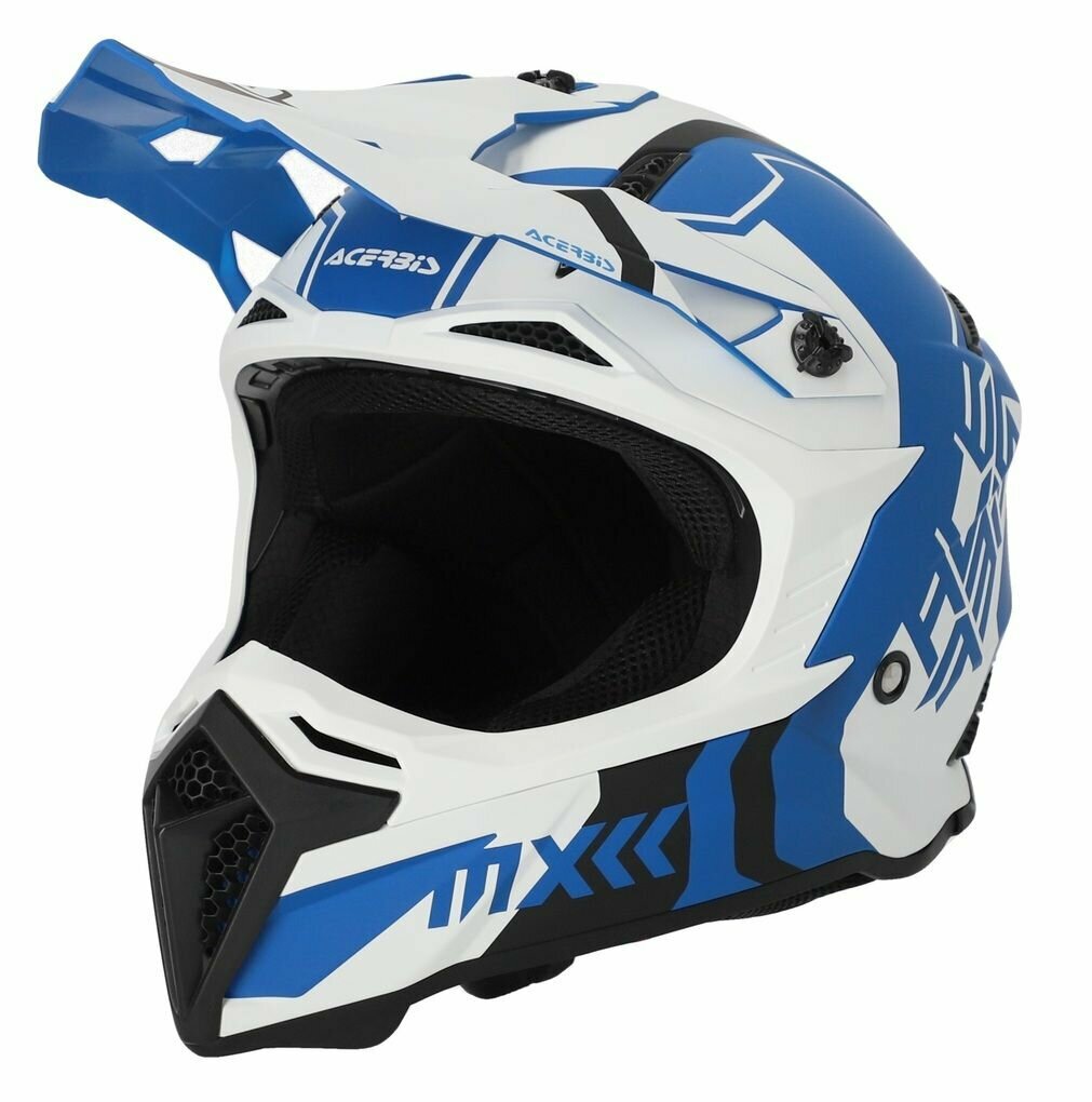 Мотошлем кроссовый взрослый Acerbis PROFILE 5 22-06 White/Blue S