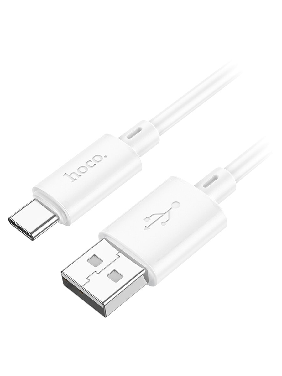 Дата-кабель USB универсальный Type-C Hoco X88 (3A) (белый)