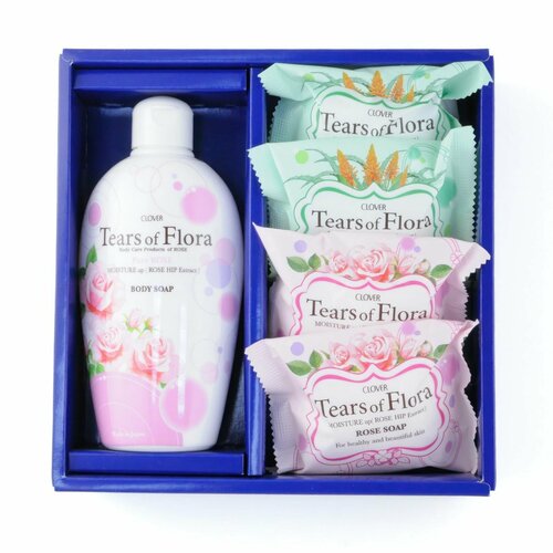 CLOVER Подарочный набор жидкого и твердого мыла 