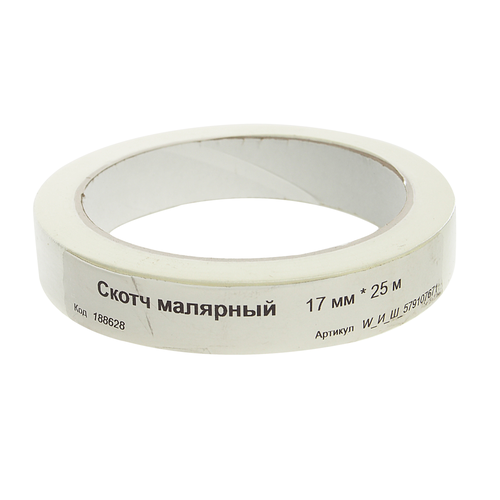 Скотч малярный 17ммх25м TECHROLL 194₽