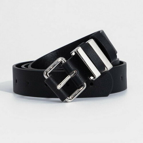 фото Ремень сима-ленд, размер 110, черный сима-лэнд