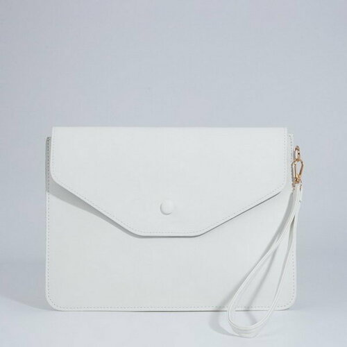 фото Сумка клатч сима-ленд, белый сима-лэнд