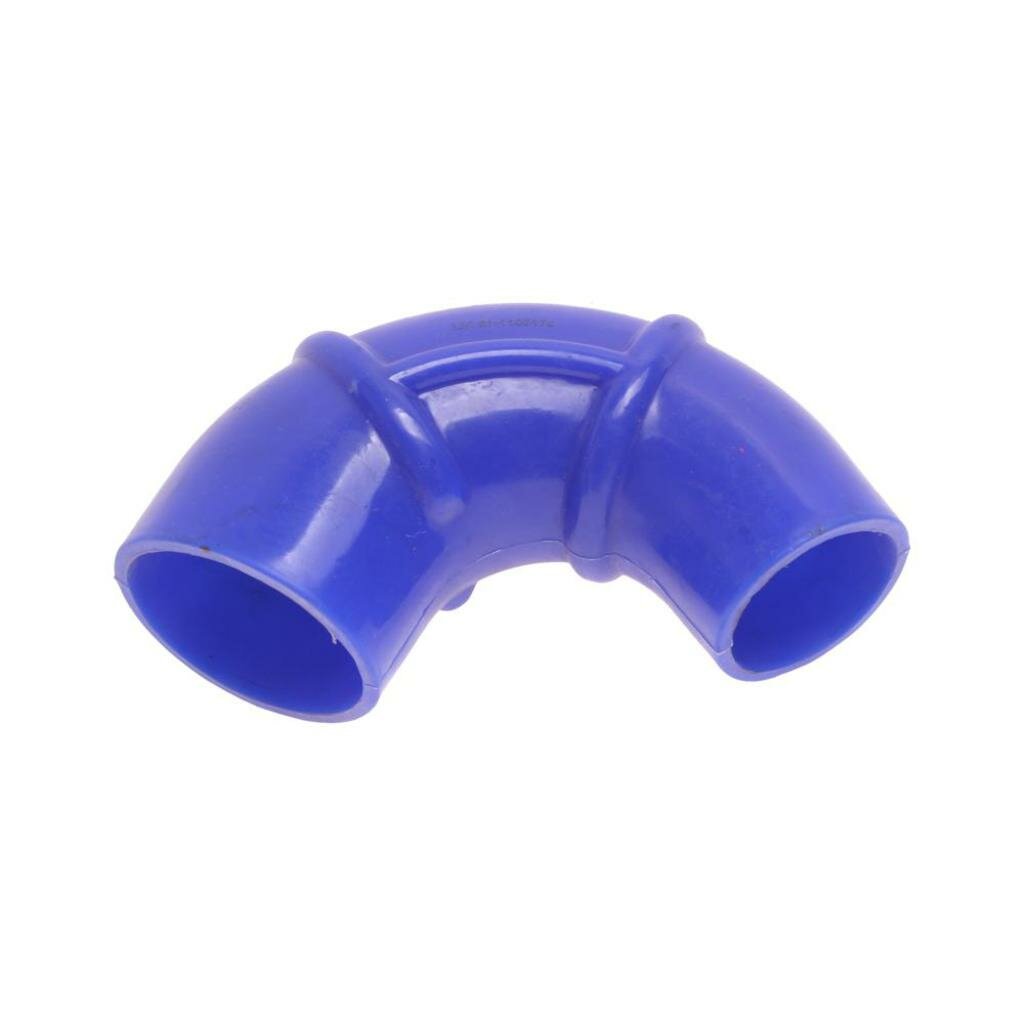 фото Патрубок ГАЗ-33081, 3309 коллектора впускного синий силикон MEGAPOWER
