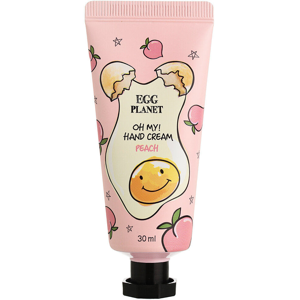 Крем для рук с экстрактом желтка и ароматом персика Daeng Gi Meo Ri Egg Planet OH MY Hand Cream Peach, 30 г