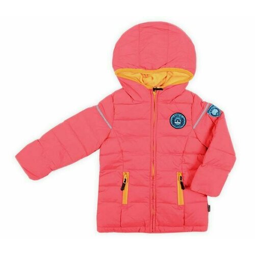 фото Джинсовая куртка crockid, размер 92-98/52/48, розовый