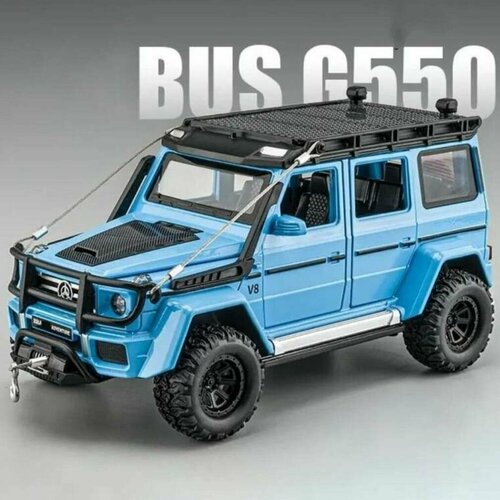 Коллекционная машинка игрушка металлическая Mercedes-Benz G-Класс с багажником масштабная модель Мерседес 1:24