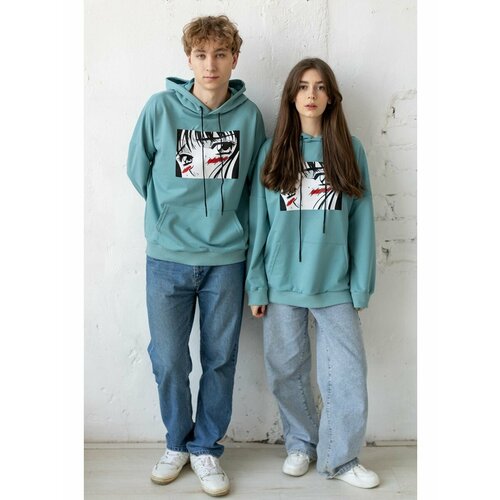 фото Худи blacksi, размер s, бирюзовый