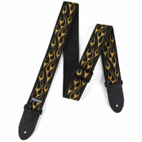 Ремень для гитары Dunlop Flambe Orange (D38-11 OY)