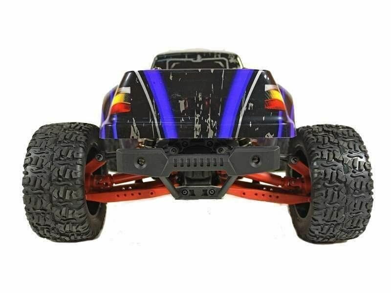 Радиоуправляемая машина монстр Remo Hobby MMAX UPGRADE 4WD RTR 1:10 2.4G - RH1035UPG-BLUE — фото 1