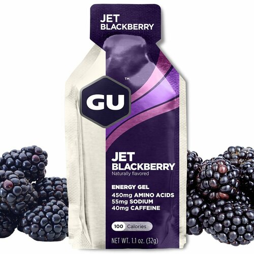 фото Гель питьевой gu energy gu original energy gel 40mg caffeine 32 г, ежевика джет