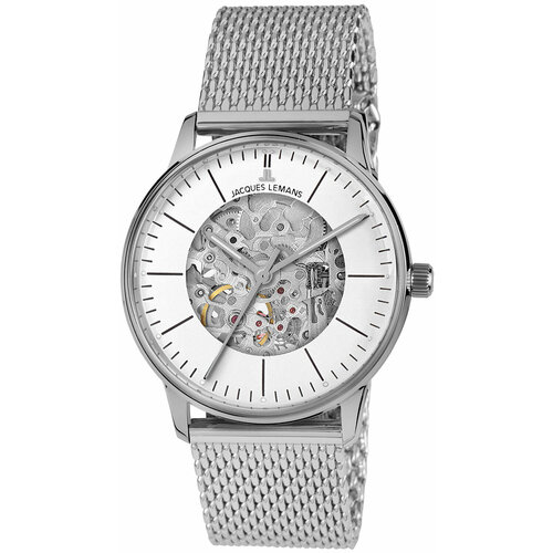 фото Наручные часы jacques lemans retro classic, серебряный