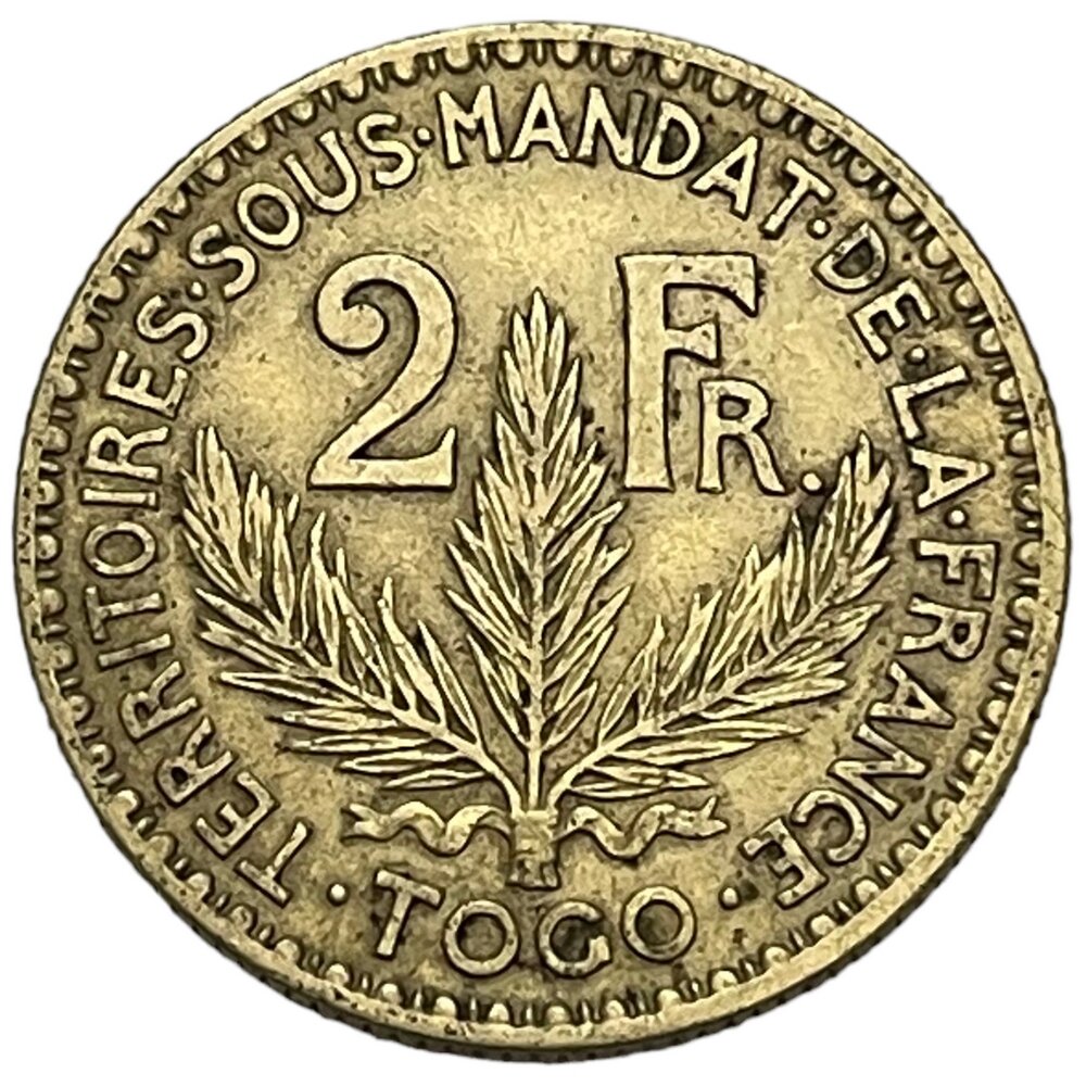 Того 2 франка 1925 г. (2)