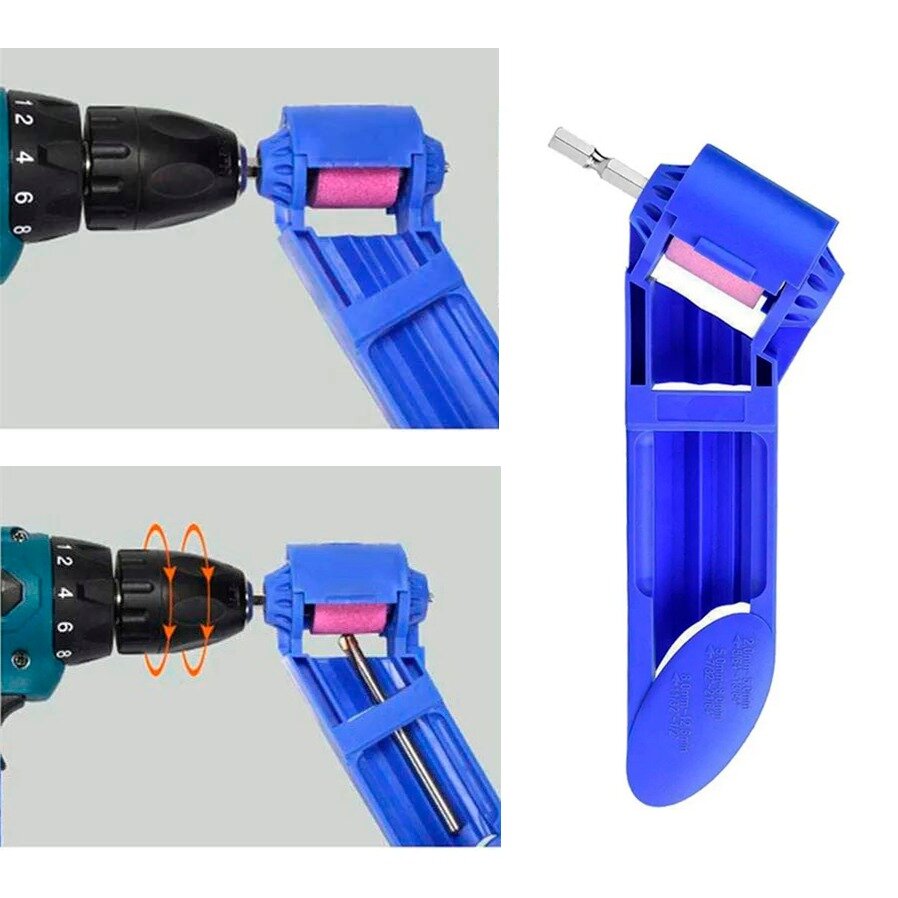 Насадка на шуруповерт для заточки сверл