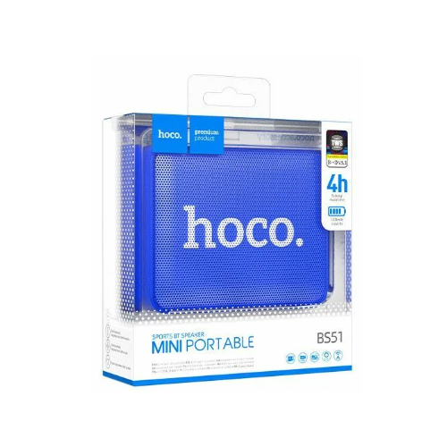 Bluetooth колонка Hoco BS51 синяя 99900₽