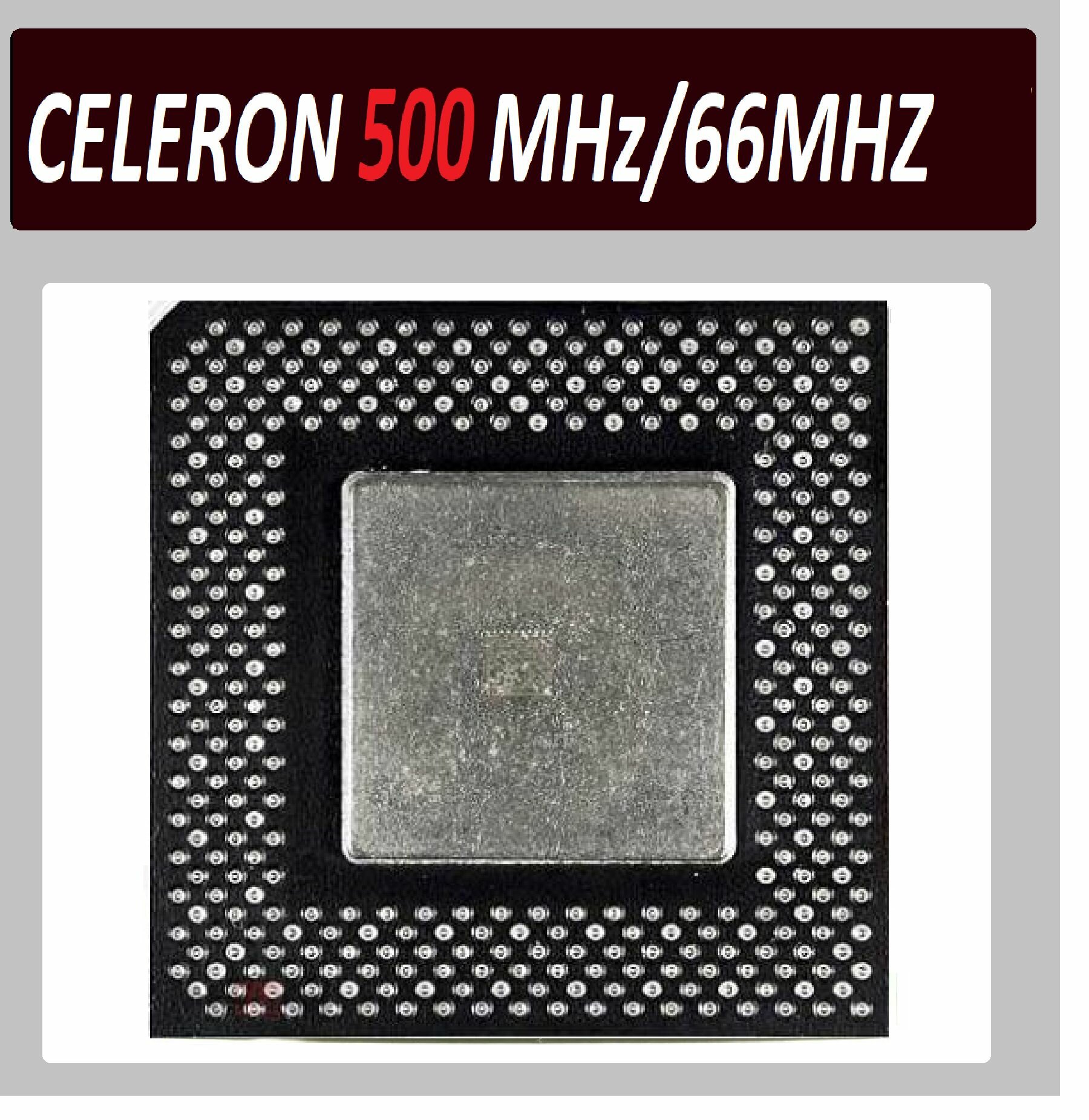 Intel Celeron 500 MHz / 66 MHz s370 Mendocino PGA370 OEM, 500 МГц (66) ОЕМ версия