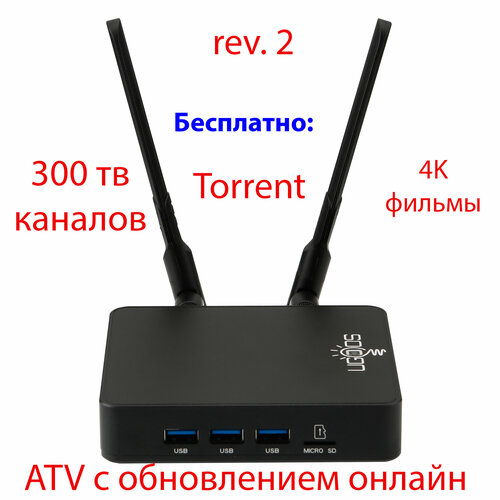 Ugoos AM8 rev 2 с установленными приложениями для бесплатного просмотра ТВ и фильмов 2 4g wifi to can converter module supports udp tcp protocol and complies with ieee 802 11a b g n standards