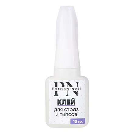 Клей для типсов и ногтей Patrisa Nail с кисточкой, 10 г