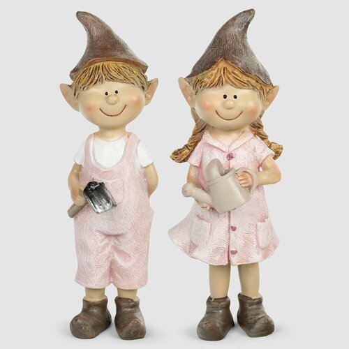 Фигурка декоративная Dekor pap девочкамальчик 65x7x23 см в ассортименте декор для дома интерьера 3209₽