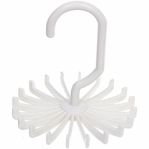 Крючок - вешалка многофункциональный споворотом на 360 градусов идеядома цвет белый размер 1211см пакет 165₽