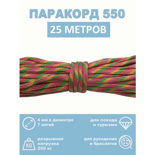 оранжевый, розовый, зеленый