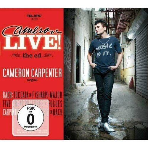 audio cd mouton pieces de luth book 1 pieces in a minor and book 2 pieces in f sharp minor AUDIO CD Cameron Carpenter - Cameron Live!