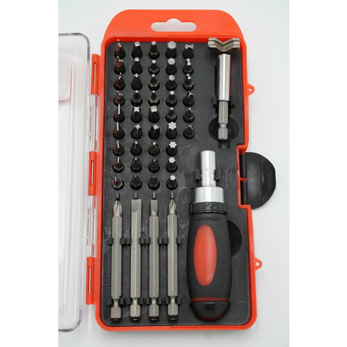 Набор бит и головок с держателем 49 предметов 1270₽