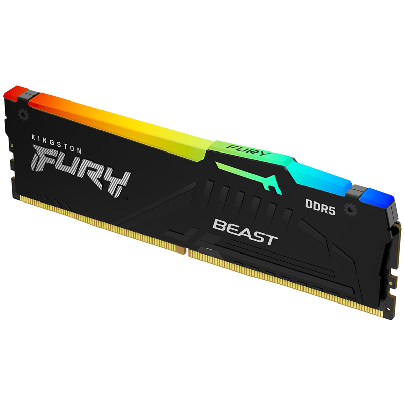 Оперативная память Kingston FURY Beast RGB DDR5 5600 МГц DIMM CL40 KF556C40BBA-8